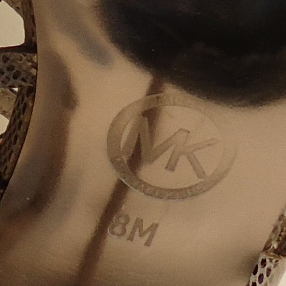 SIZE 8M. MICHAEL Michael Kors Yvonne cage heels booties - Picture 16 of 16